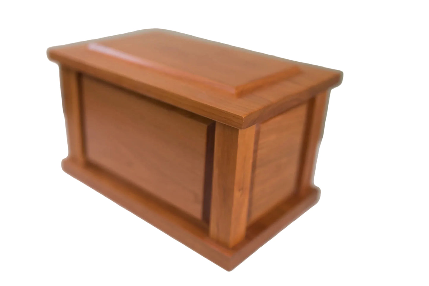Standard Adult Cremation Urn - Solid Wood - 240 cu in