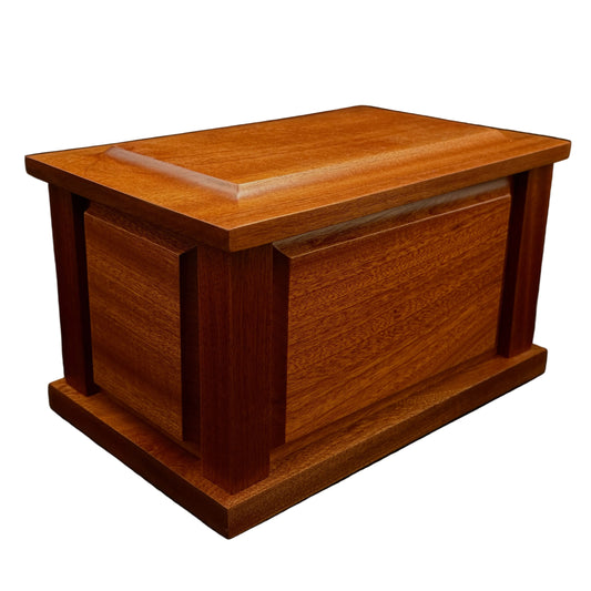 Standard Size Sepele Mahogany Urn