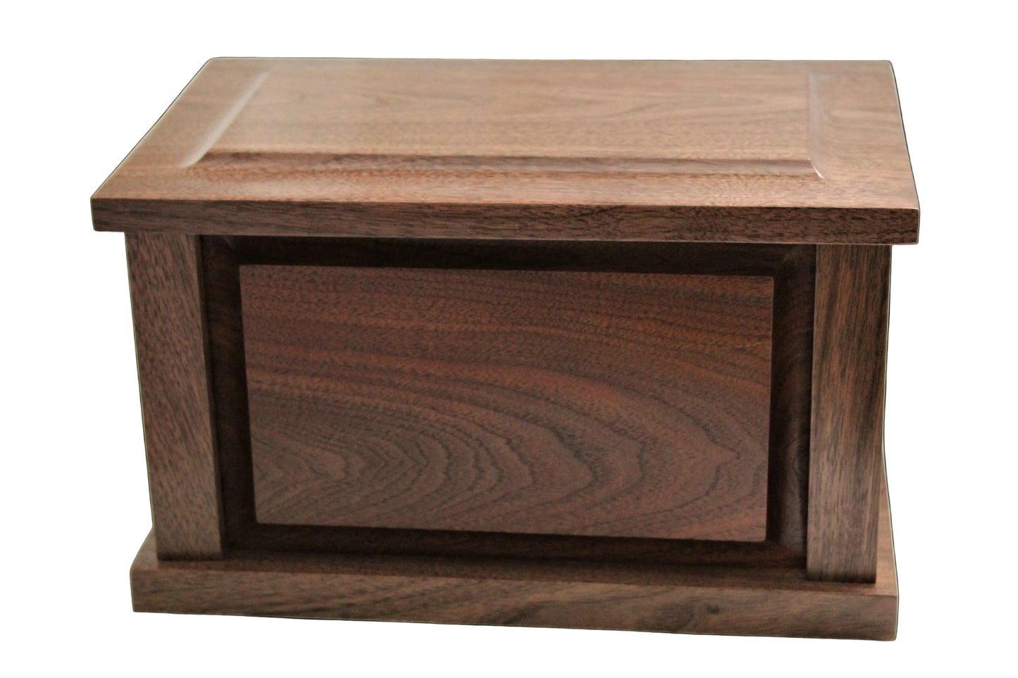 Standard Adult Cremation Urn - Solid Wood - 240 cu in