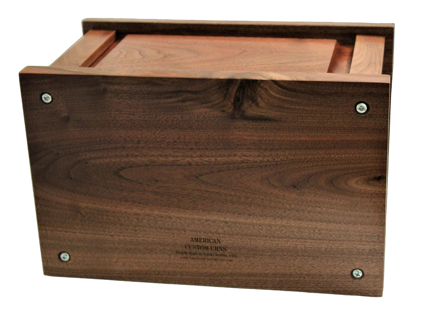 Standard Adult Cremation Urn - Solid Wood - 240 cu in